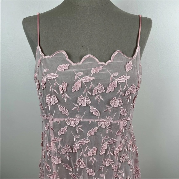 Vtg Y2k Victoria’s Secret Mesh Sheer Slip Dress L - Picture 3 of 5
